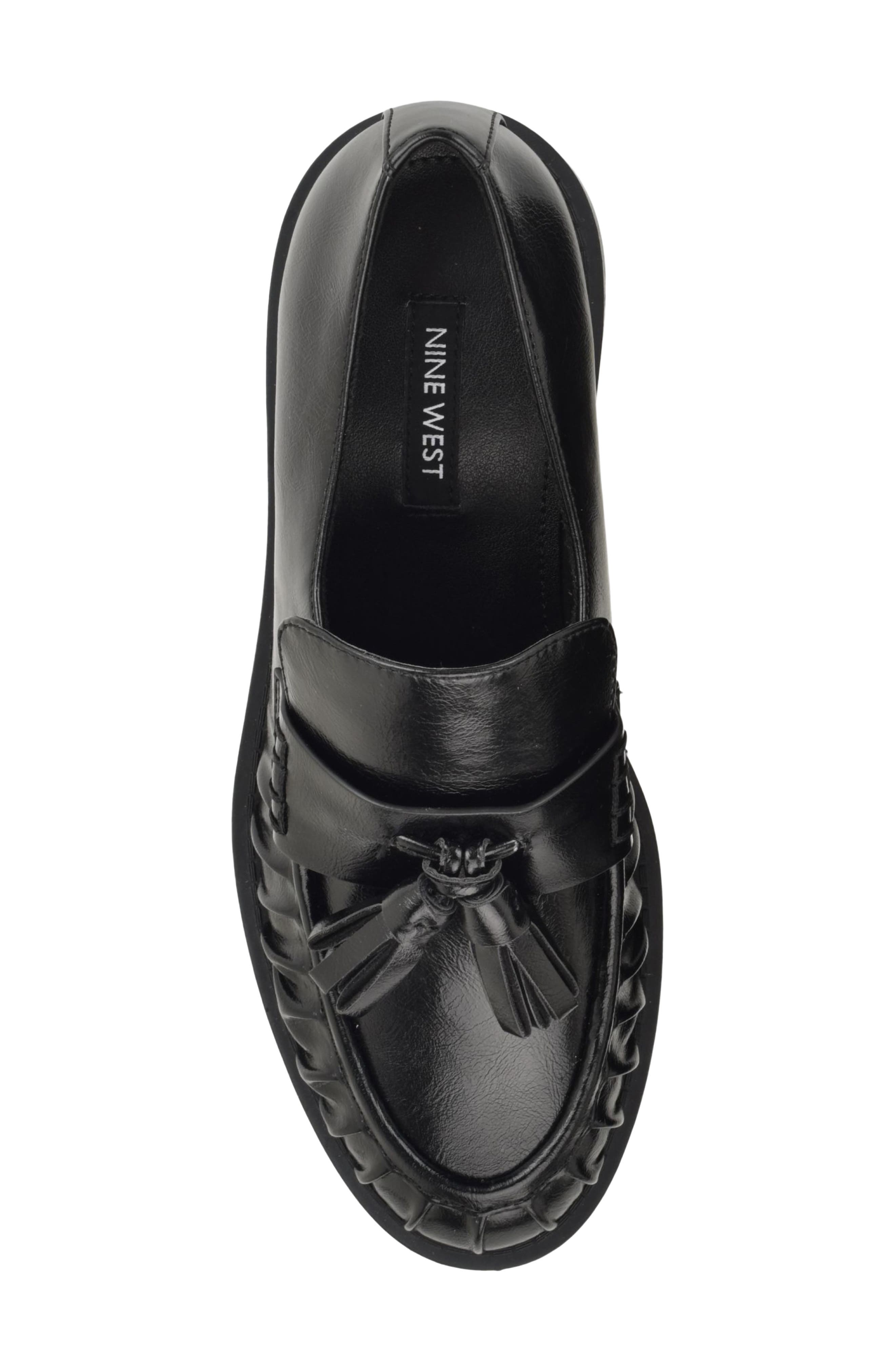 Gersen Tassel Loafer, Alternate, color, BLACK