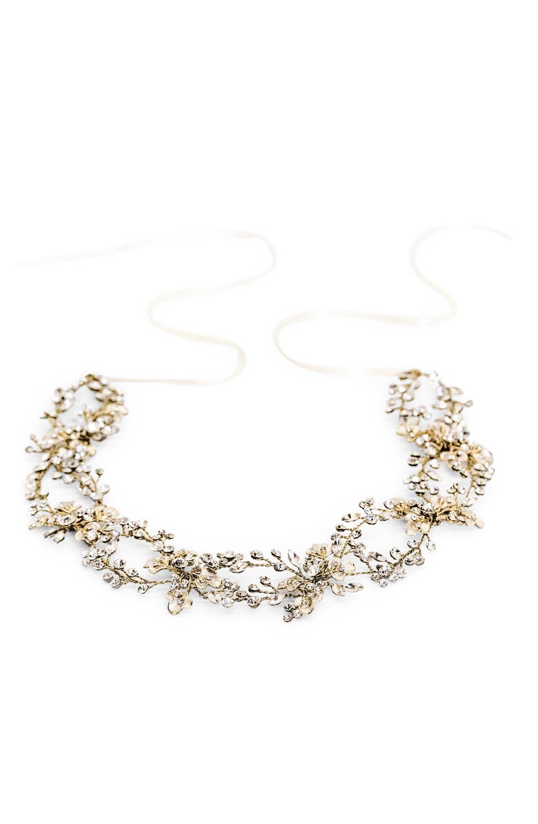 Brides & Hairpins 'Mila' Jeweled Head Band, Main, color,