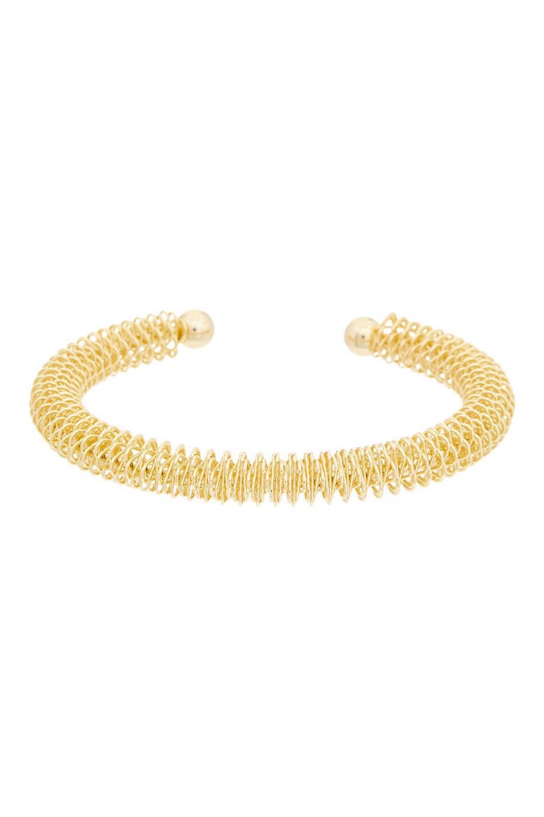 Textured Cuff Bracelet, Main, color, GOLD