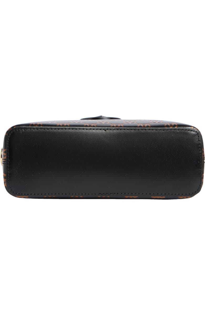 VALENTINO BY MARIO VALENTINO Diana Monogram Leather Crossbody Bag, Alternate, color, Black