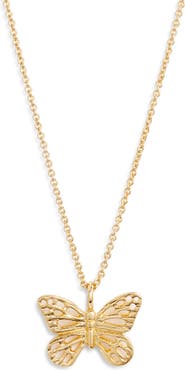 Kiara by Ki-ele Taylor Butterfly Pendant Necklace