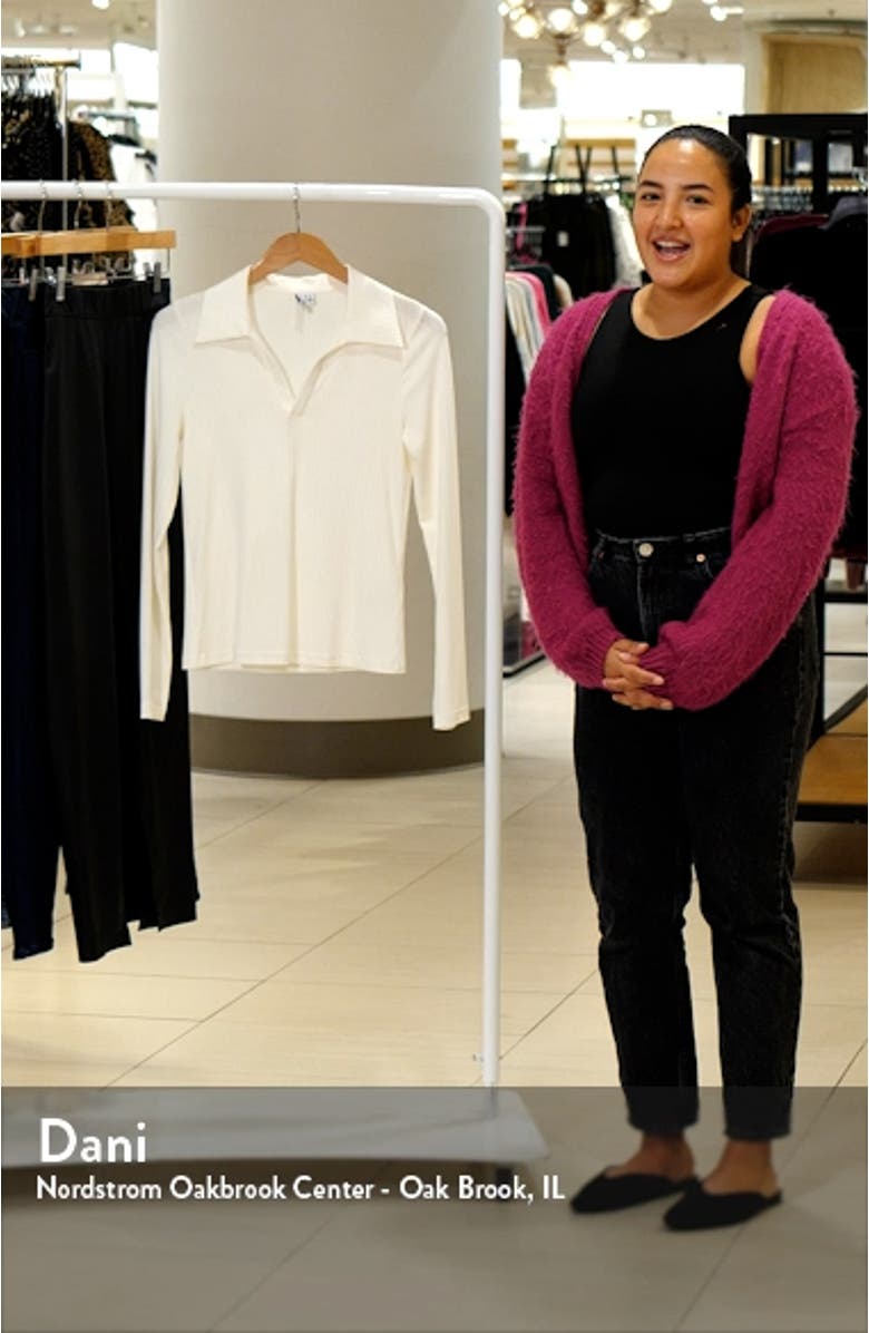 Long Sleeve Rib Polo, sales video thumbnail