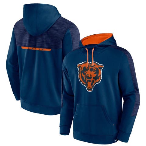 Men's Fanatics Branded Navy Chicago Bears Defender Evo Pullover Hoodie