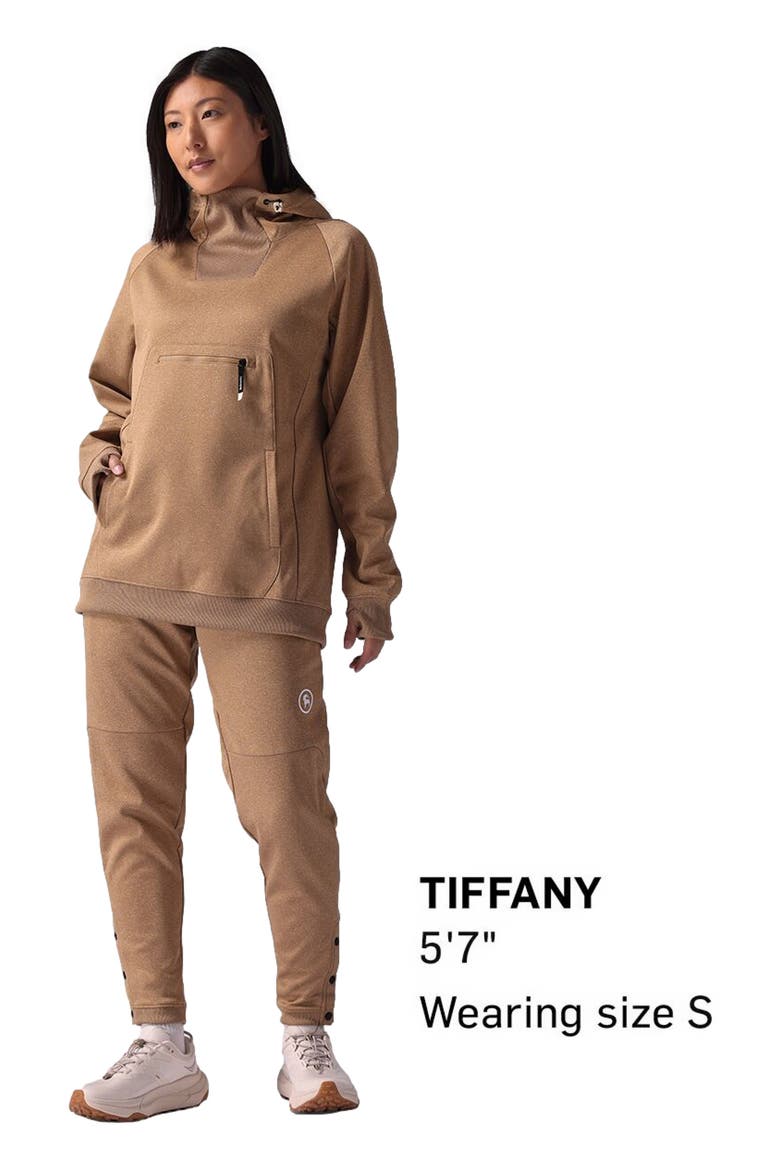 Meltdown Water-Resistant Hoodie - Women's, Alternate, color, Bistre