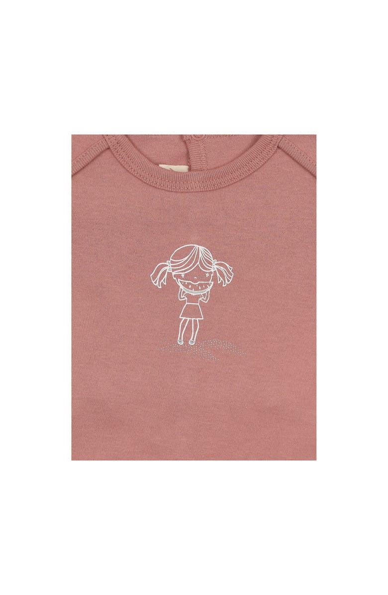 Mon Tresor Bebe Melon Bites Girls' Footie, Alternate, color, 