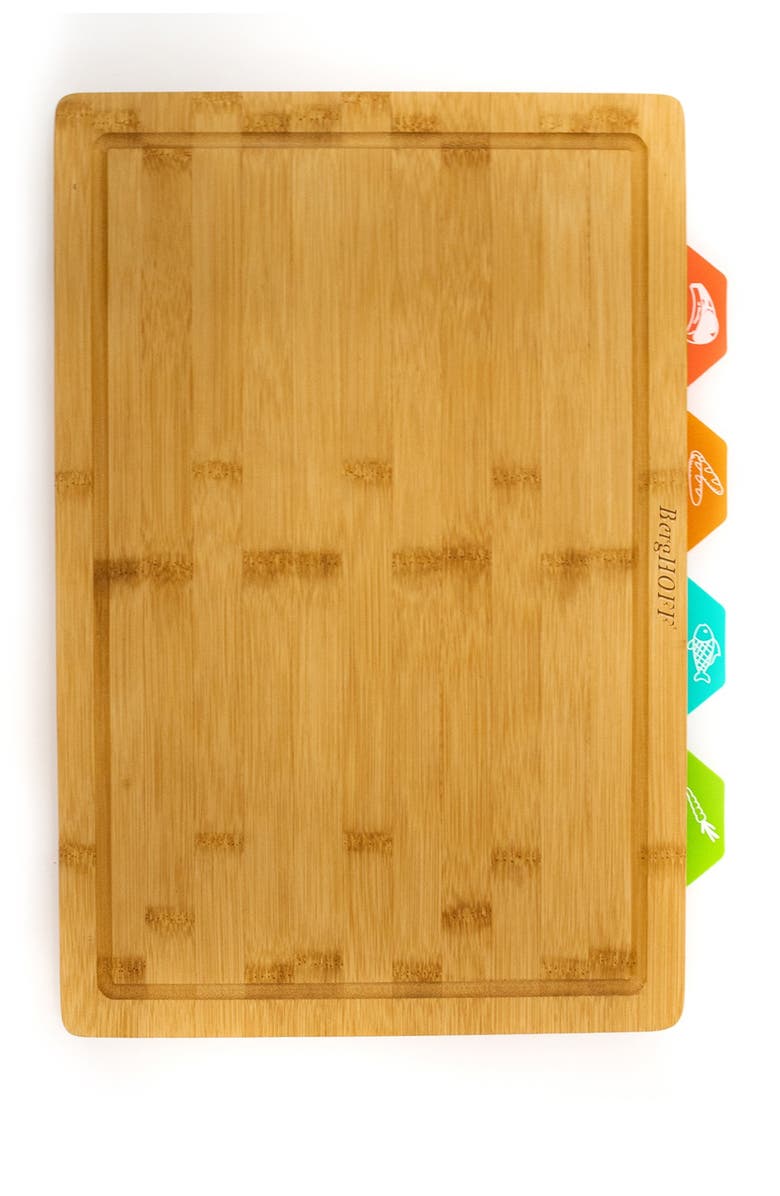 BergHOFF Bamboo 5-Piece Cutting Board Set, Main, color, Brown