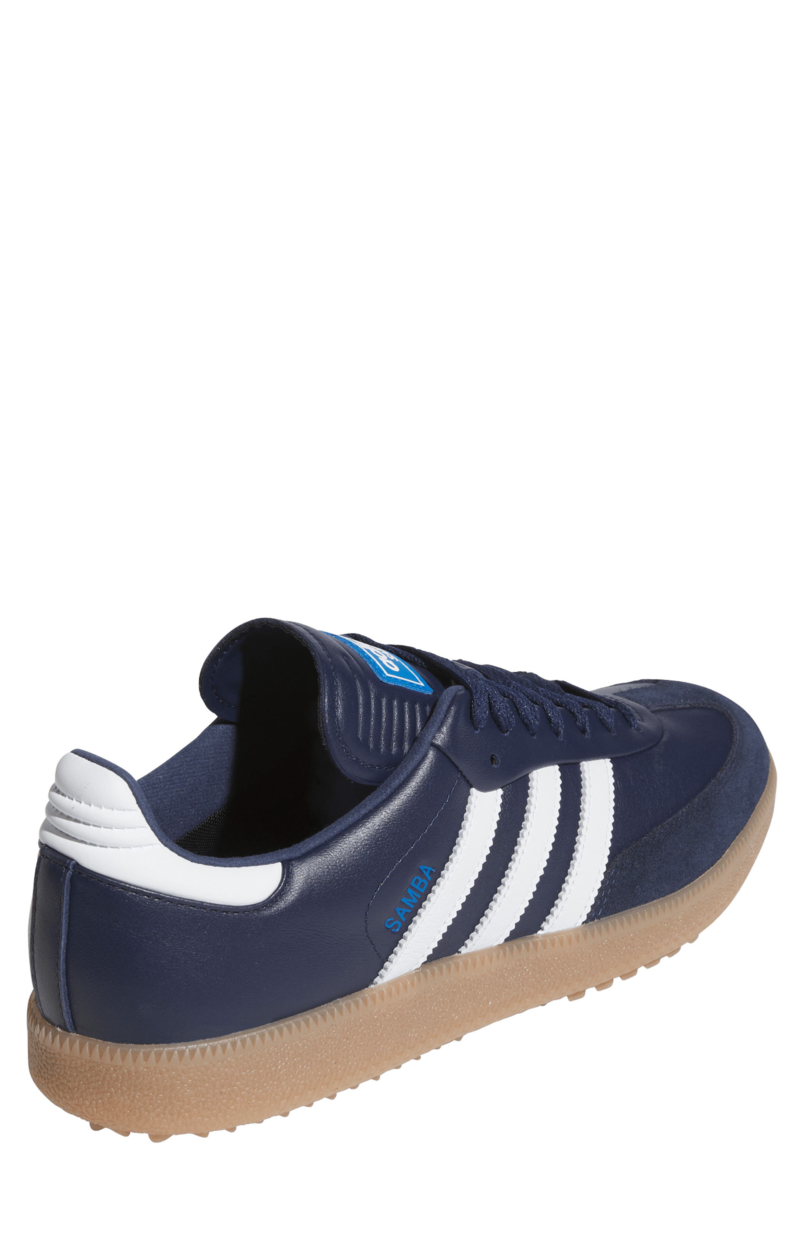 adidas Samba Golf Shoes, Alternate, color, Indigo/ White