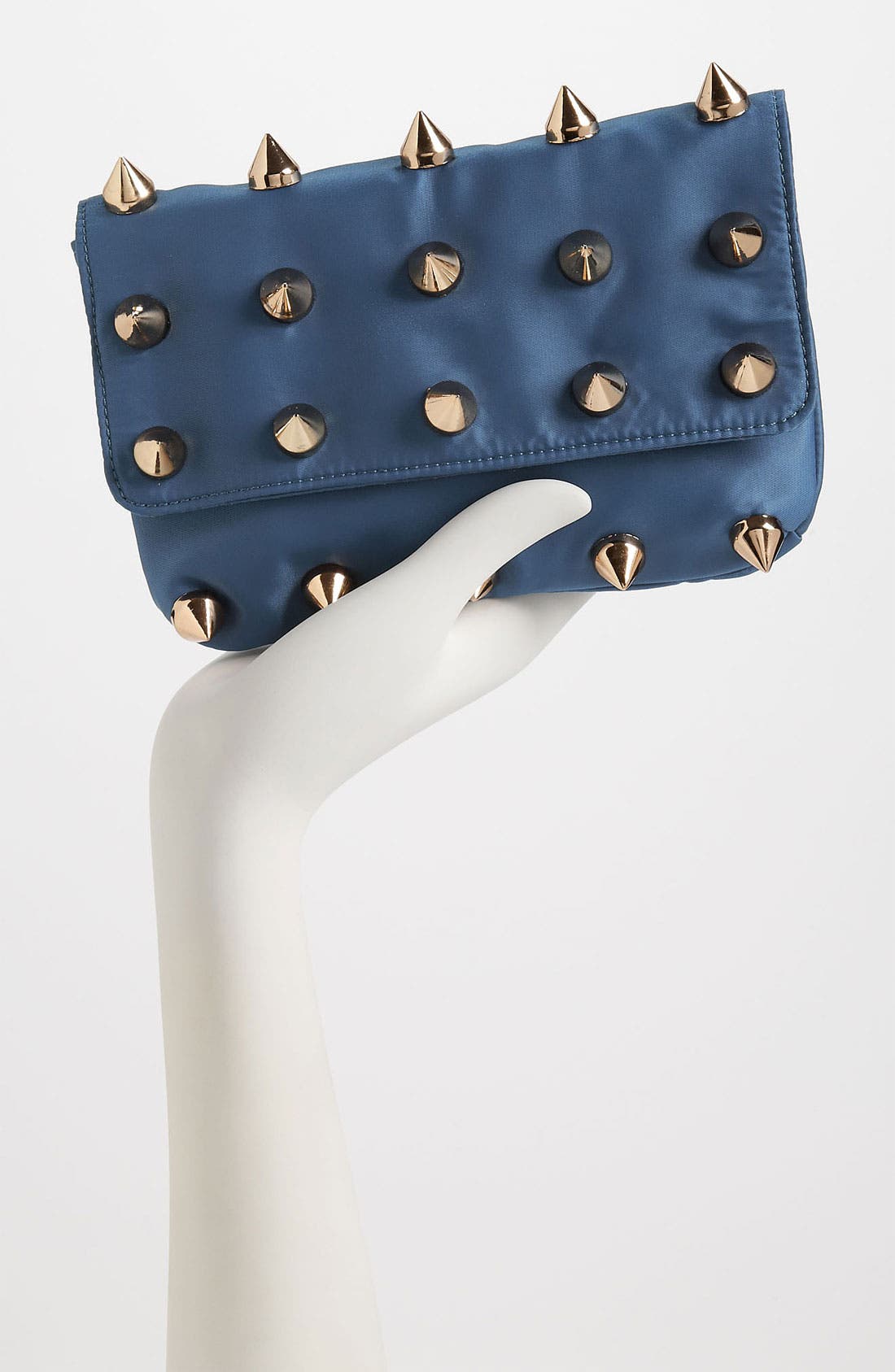 'Empire' Nylon Clutch, Alternate, color, LAGOON