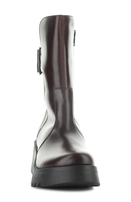 Fly London Mazz Boot In Burgundy