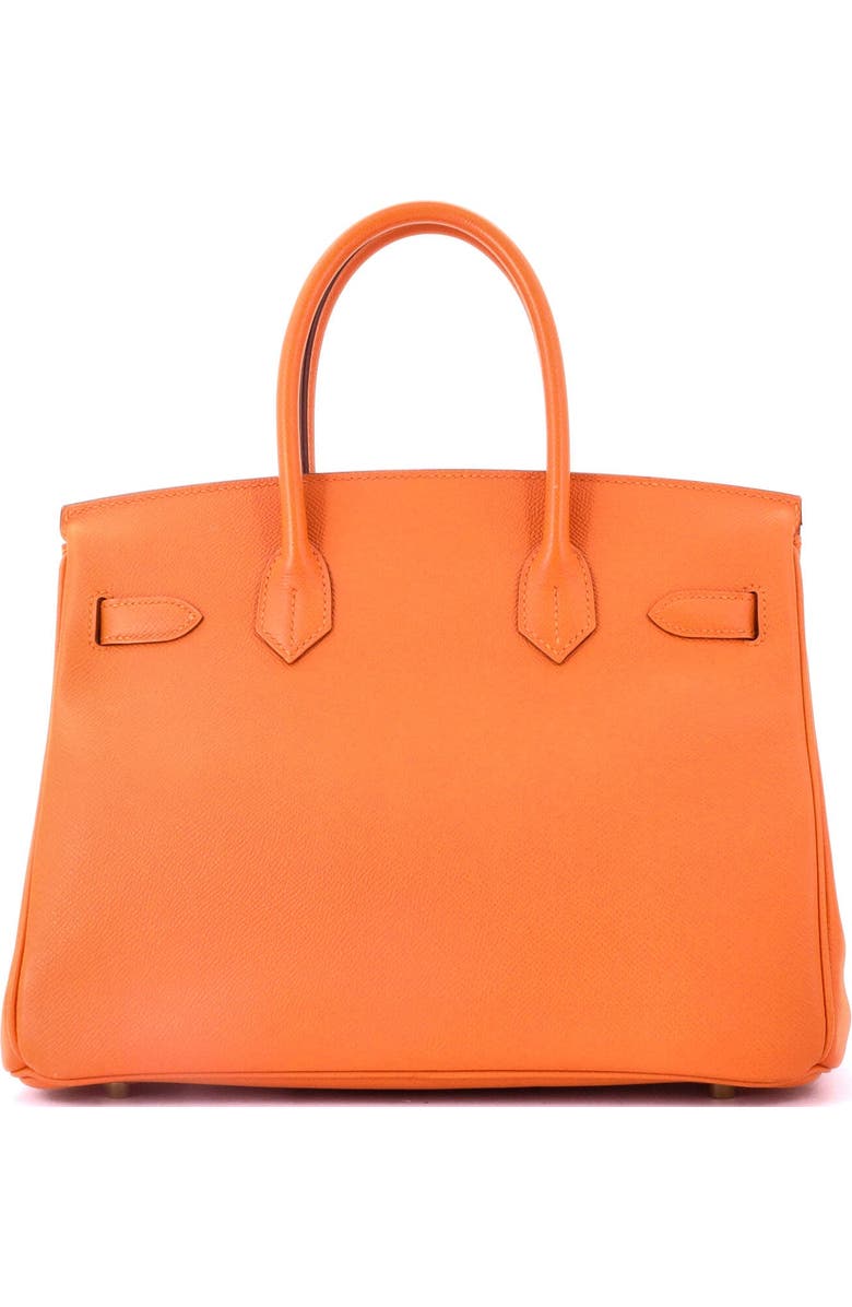 Pre-Owned Hermes Birkin Handbag Orange Epsom with Gold Hardware 30, Alternate, color, Orange H