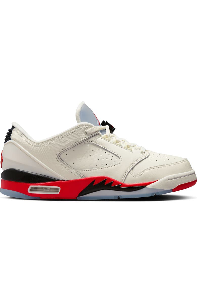 Jordan Sixty Plus Low Basketball Sneaker, Alternate, color, 100 Sail/Fire R