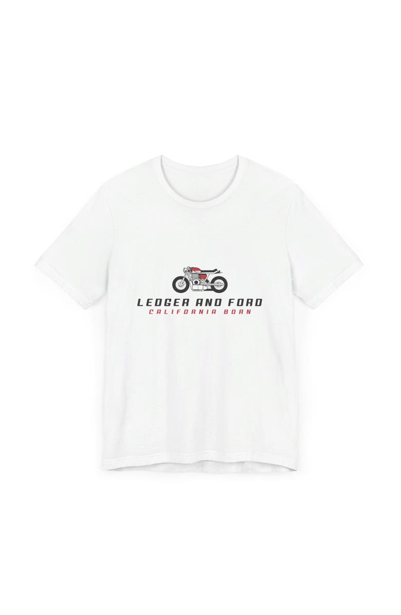 Ledger & Ford L&F Moto Graphic Tee, Alternate, color, White
