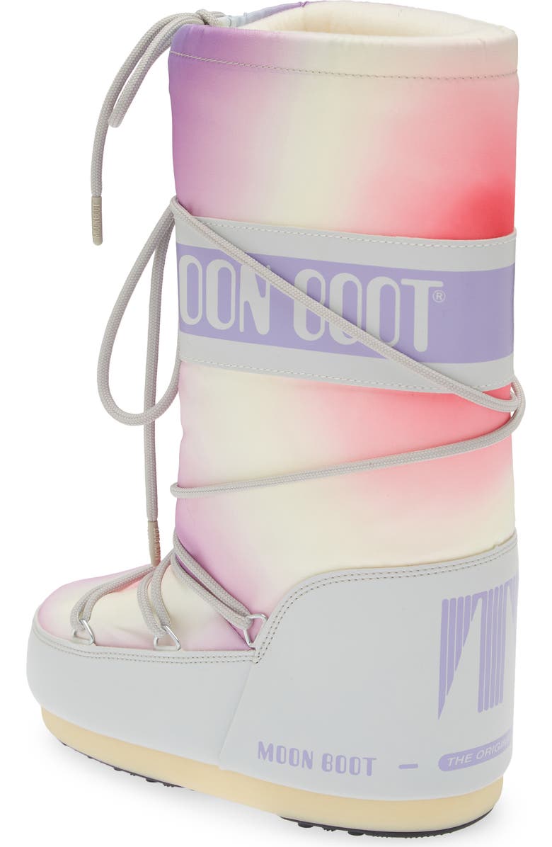 Moon Boot<sup>®</sup> Tie Dye Icon Water Resistant Moon Boot<sup>®</sup>, Alternate, color,
