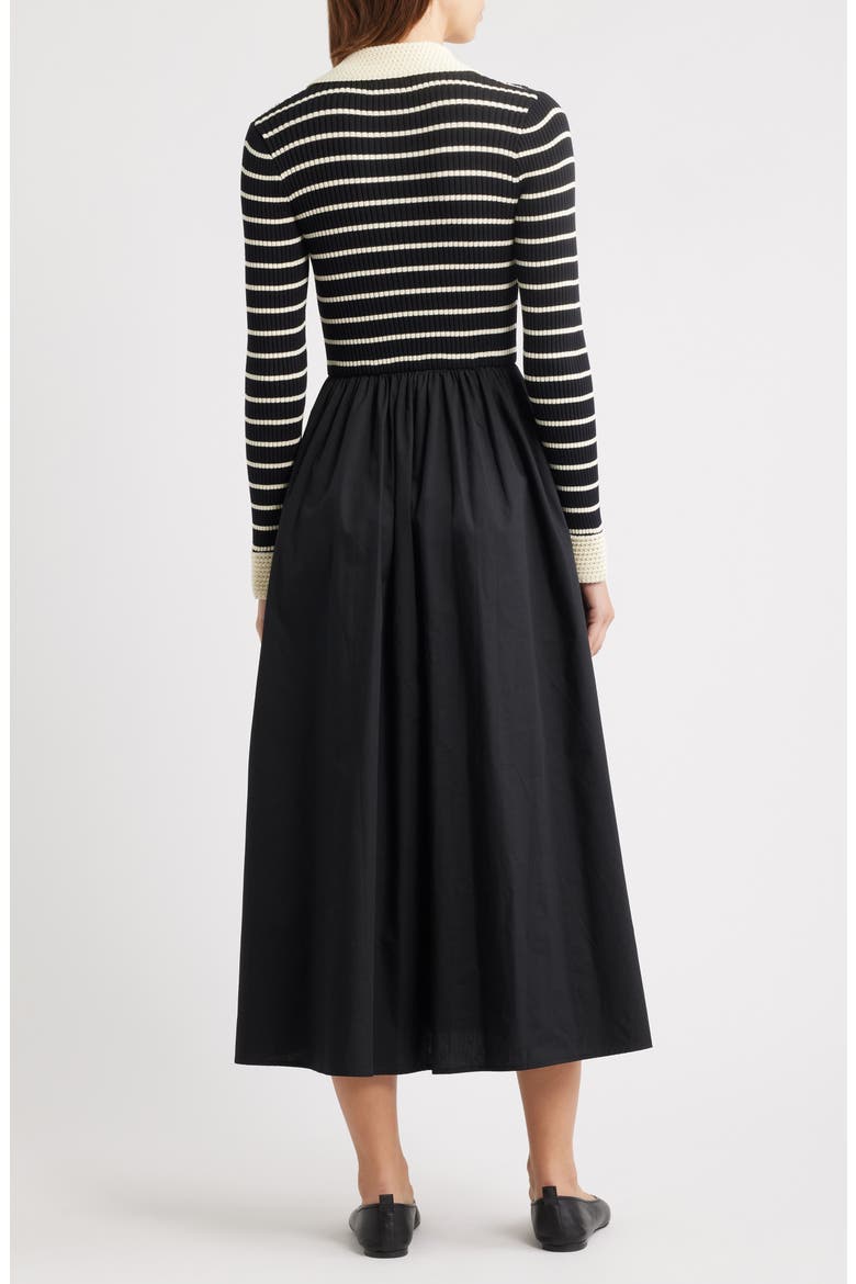moon river twofer midi dress Moon River Knit Twofer Midi Dress