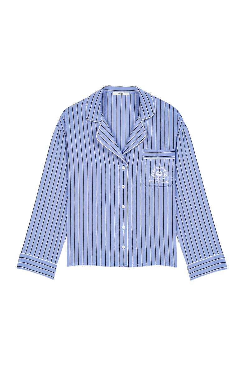 Striped shirt, Alternate, color, Blue