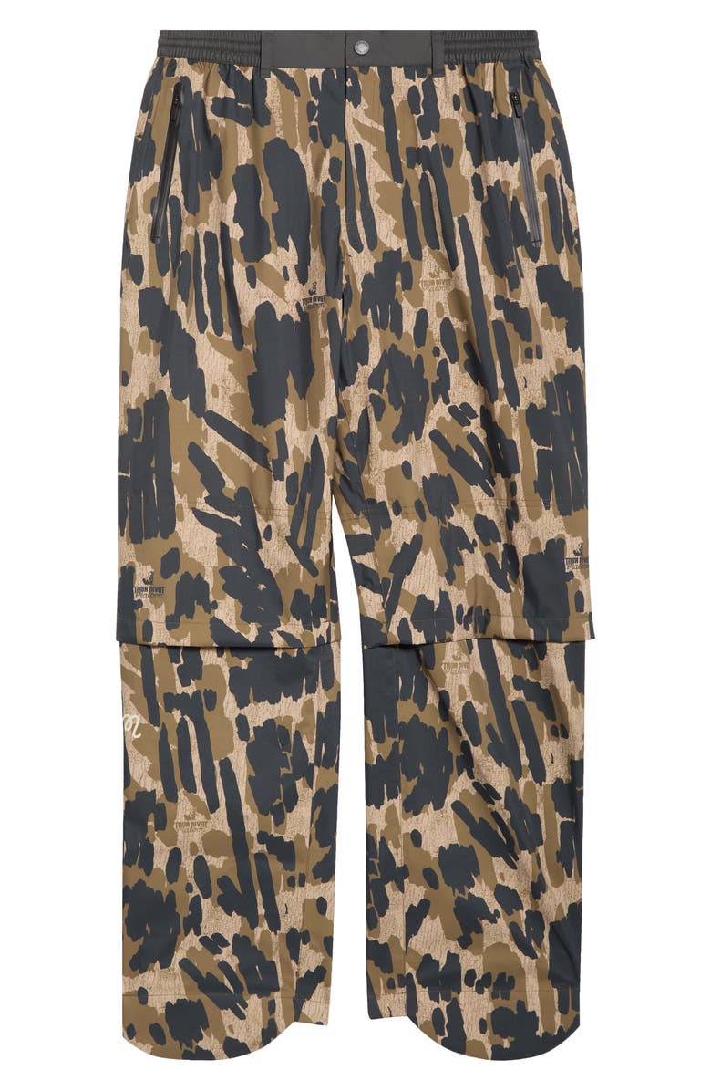 Malbon Golf Tour Divot Waterproof Pants, Main, color, Bark Camo