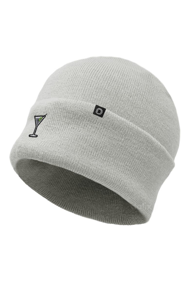 Martini Beanie Cap, Alternate, color, Light Gray