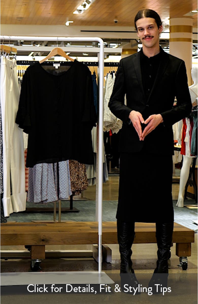 Ruffle Short Sleeve Shirt, sales video thumbnail