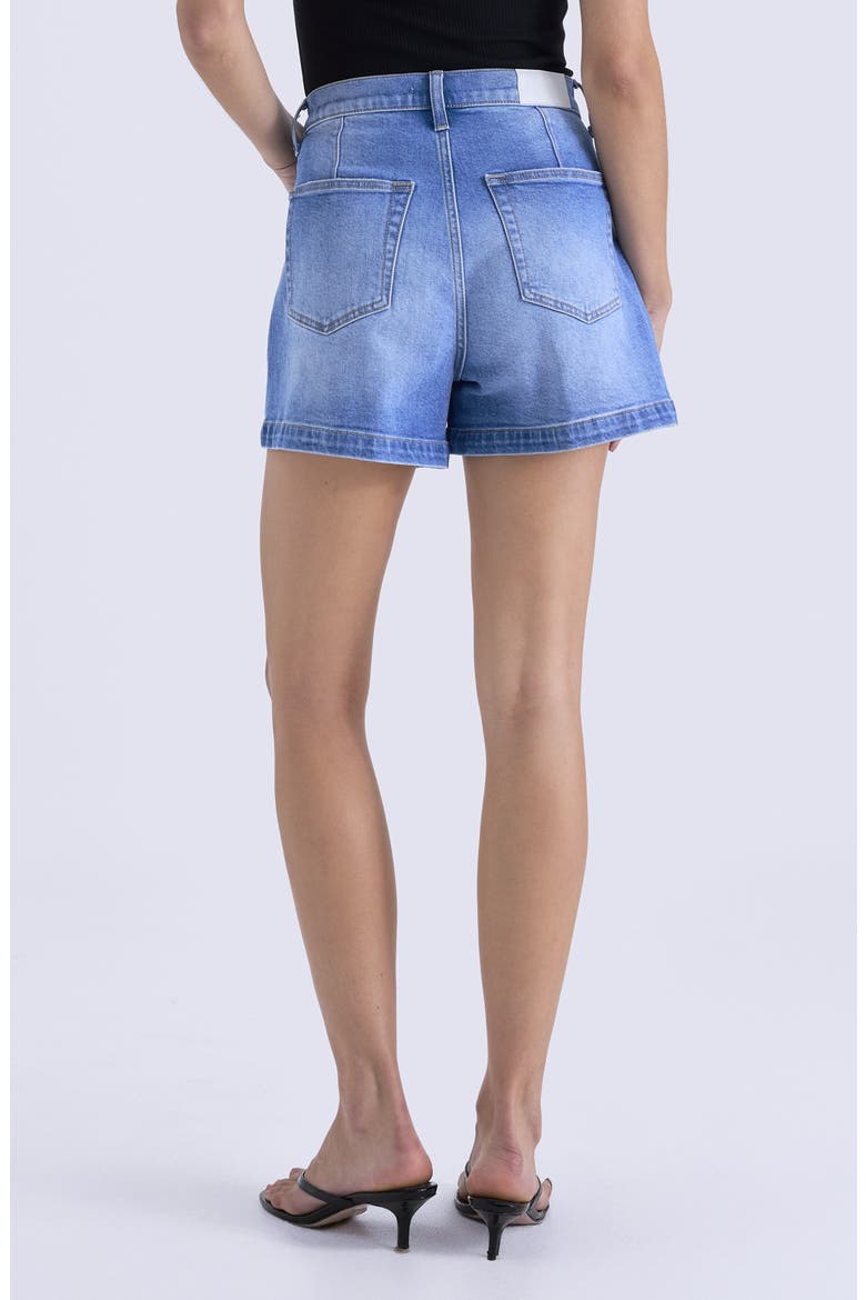 Aoki High Waist Denim Shorts, Alternate, color, HIDDEN GEM