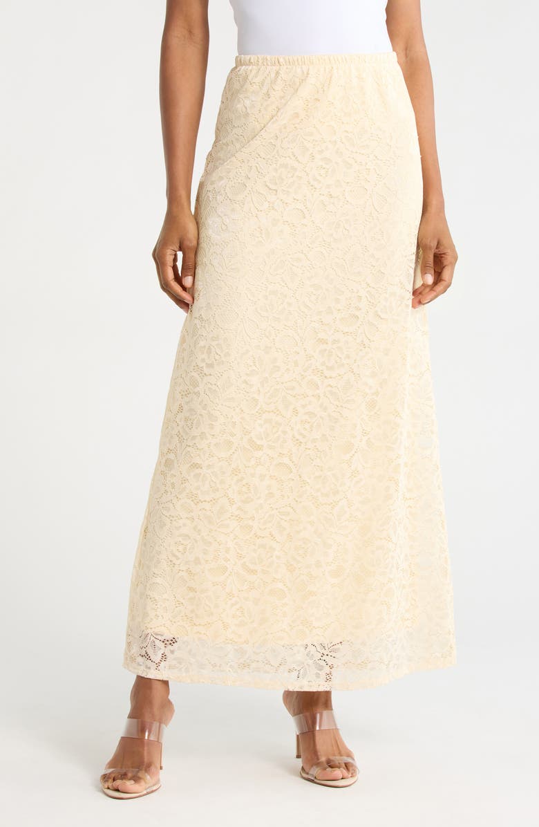 JASON WU Lace Skirt, Main, color, Natural