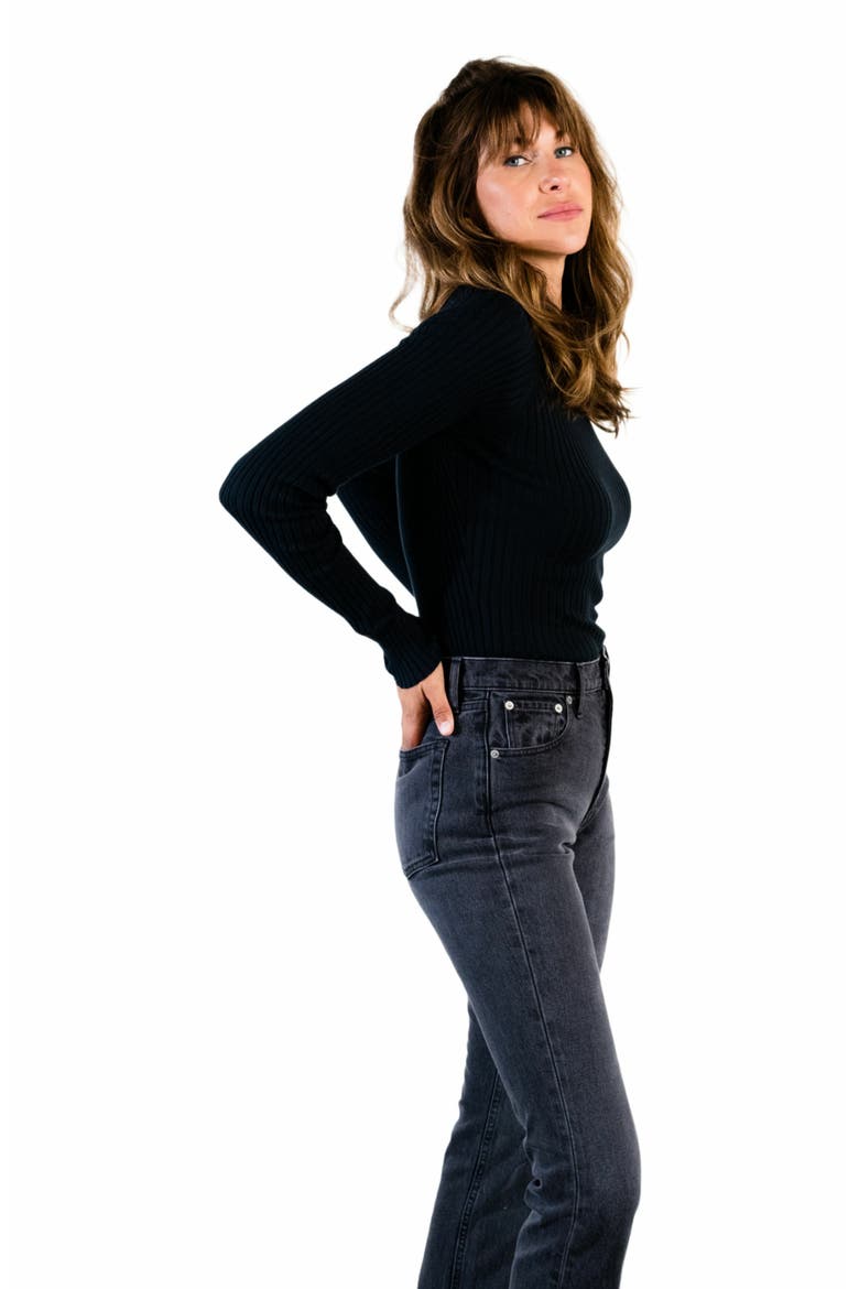 Becky Straight Leg Jean, Alternate, color, Washed Grey