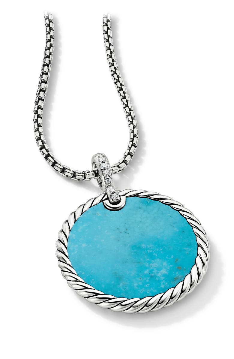 David Yurman Elements Disc Pendant, Alternate, color,