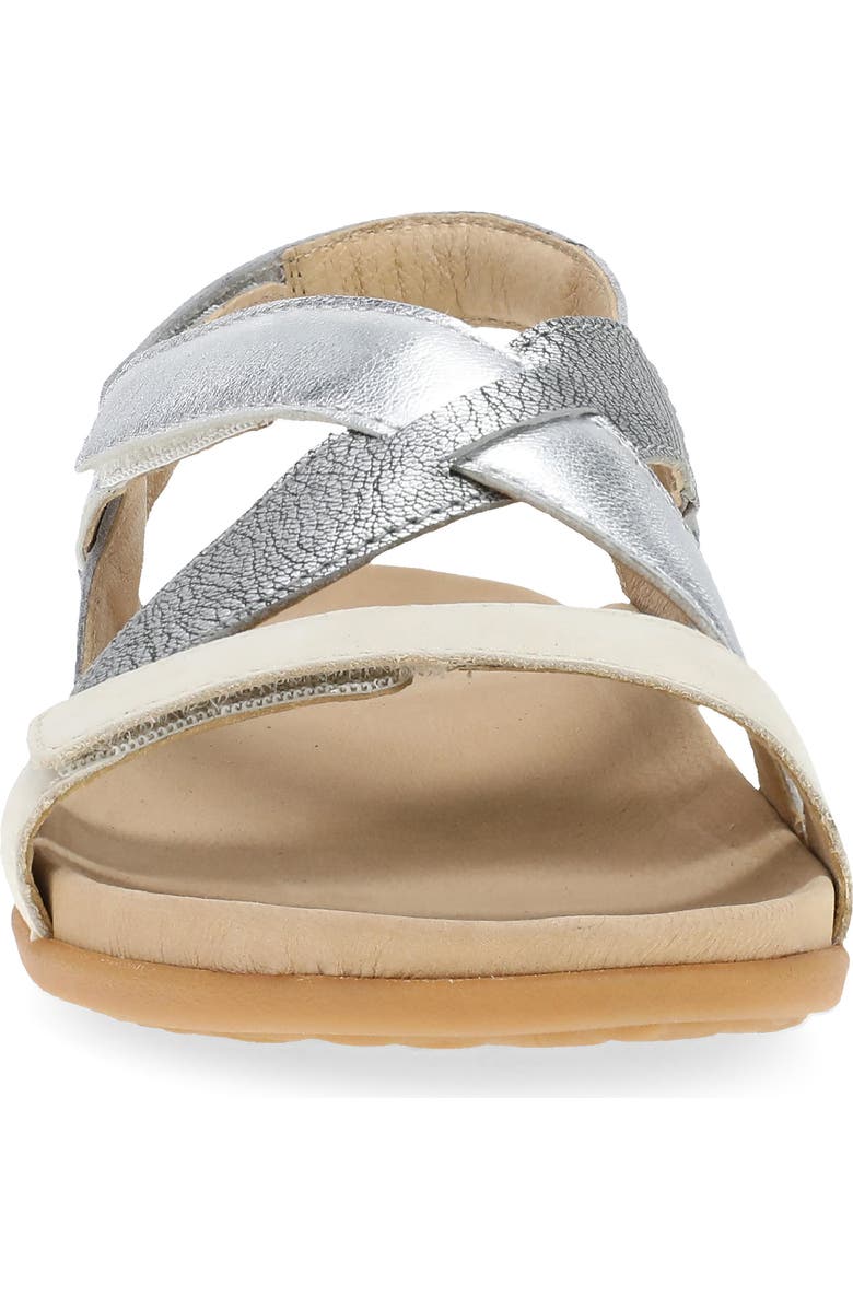 Dansko Jacklyn Slingback Sandal, Alternate, color, Silver