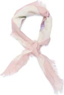 BCBGeneration Floral Cotton Square Scarf