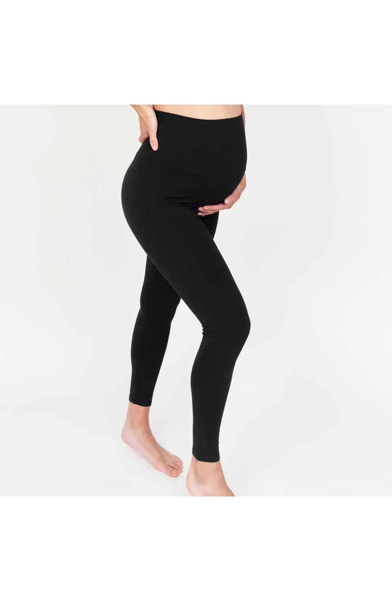 LARKEN The Signature High-Waisted Leggings, Alternate, color, Black