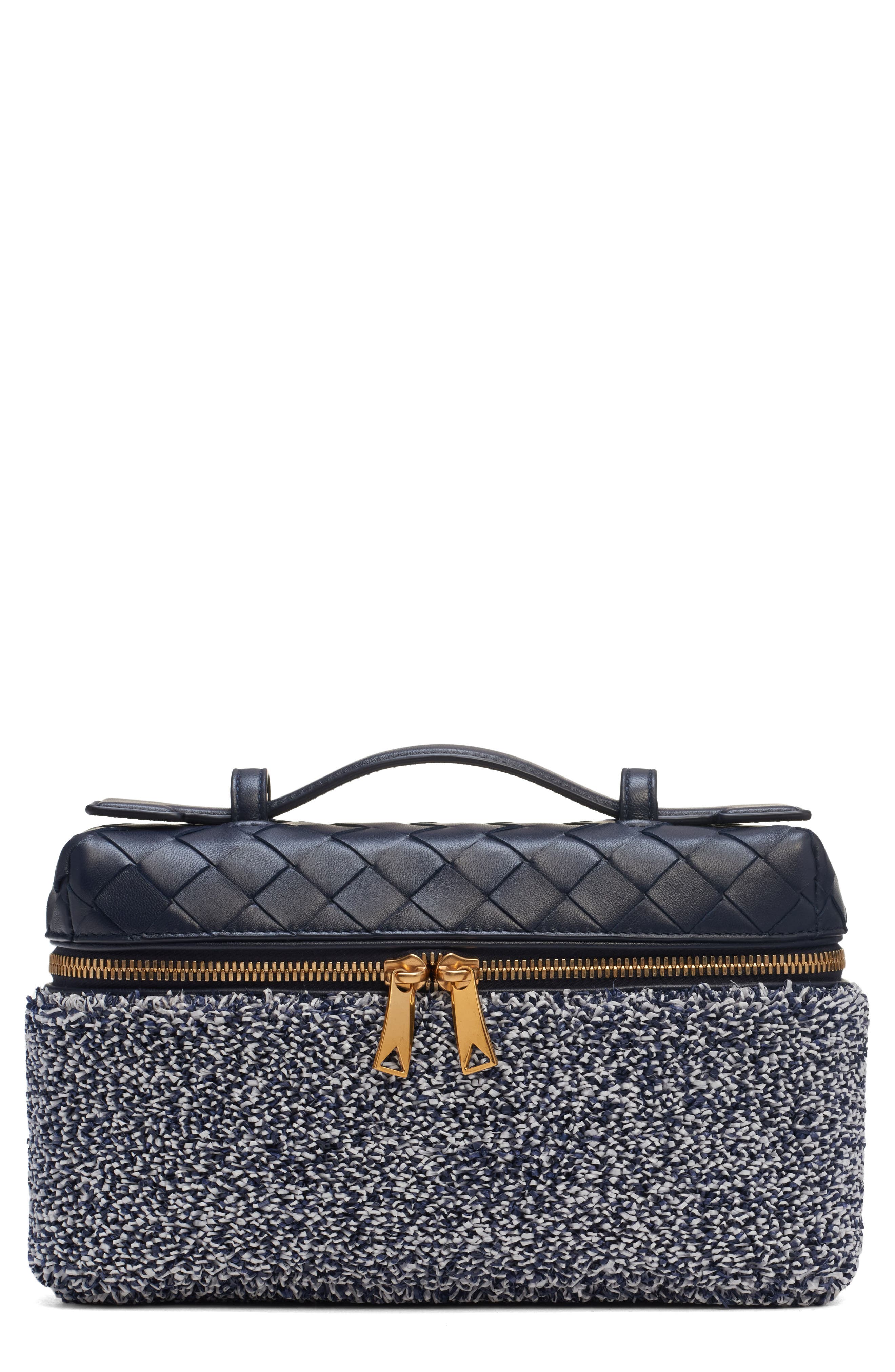 Bang Bang Mixed Media Vanity Case Crossbody Bag, Main, color, 9558 MIDNIGHT-ALAB/ MIDN-G