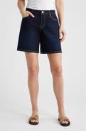 CITY BLUES Dover Relaxed Mid Thigh Denim Shorts