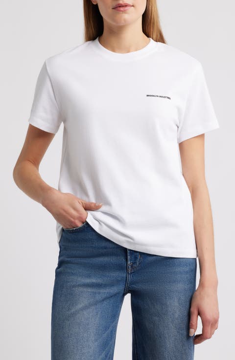 Logo Detail Cotton T-Shirt