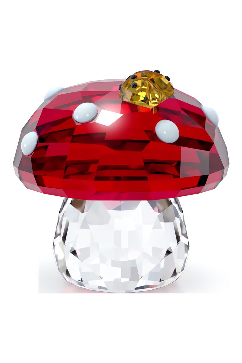 Idlyllia Crystal Mushroom & Ladybugs, Alternate, color, RED MULTI
