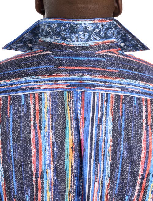 Robert Graham Big & Tall Baja Sport Shirt In Multi