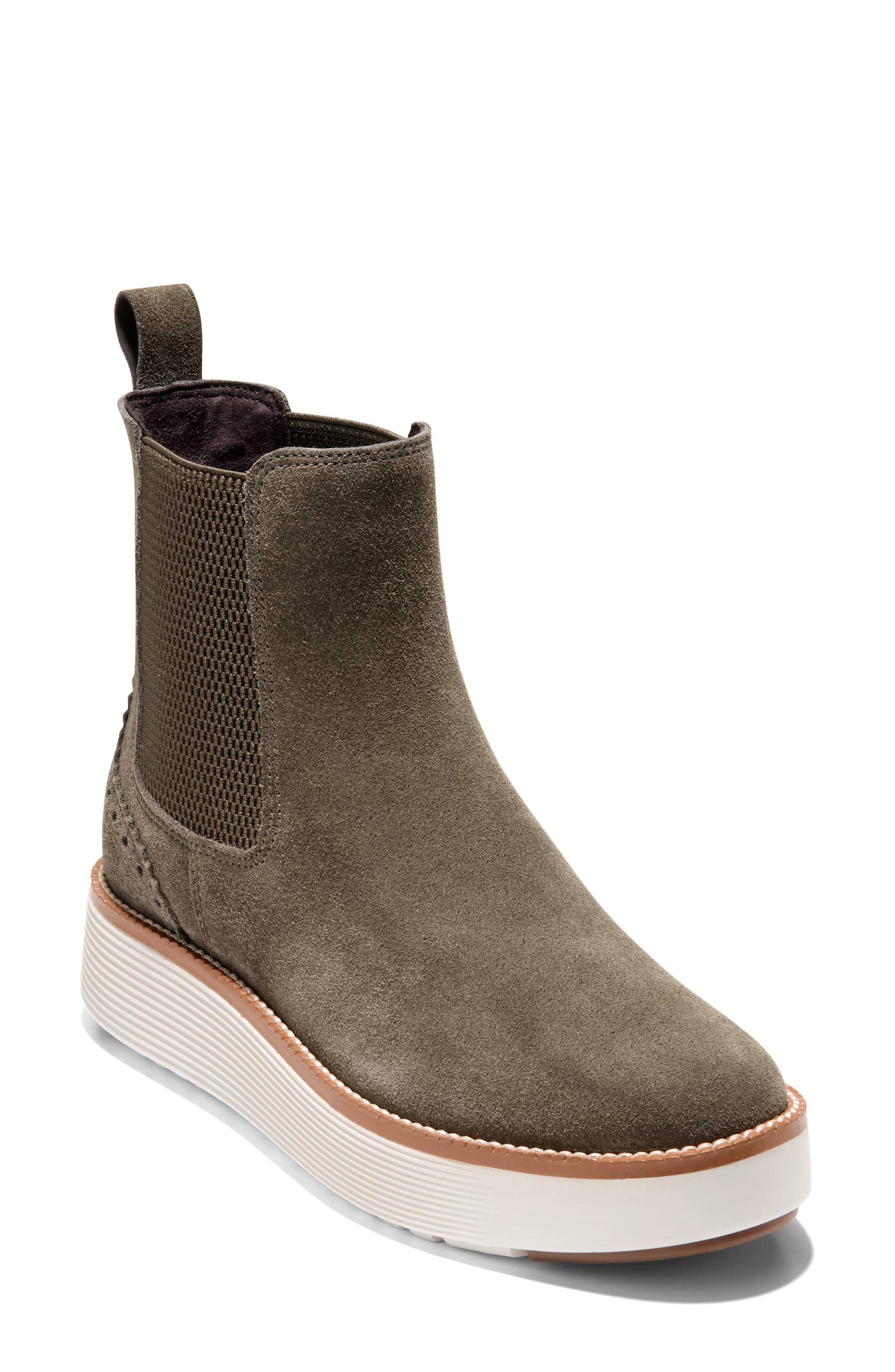 DEEP OLIVE SUEDE