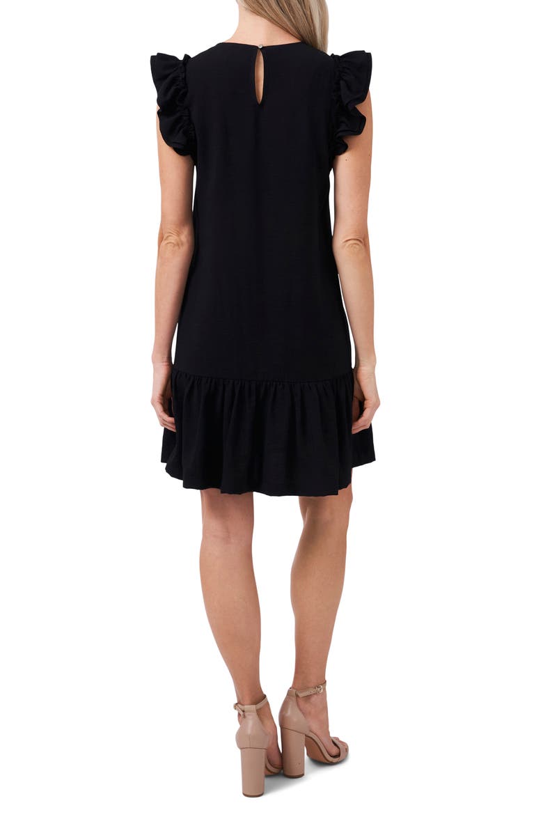 CeCe Flutter Sleeve Shift Dress, Alternate, color, 