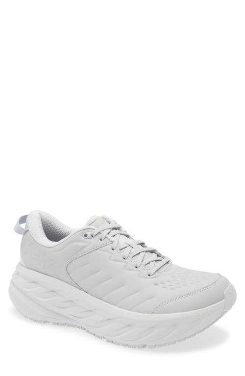 Hoka Bondi Sr Water Resistant Sneaker In Gray