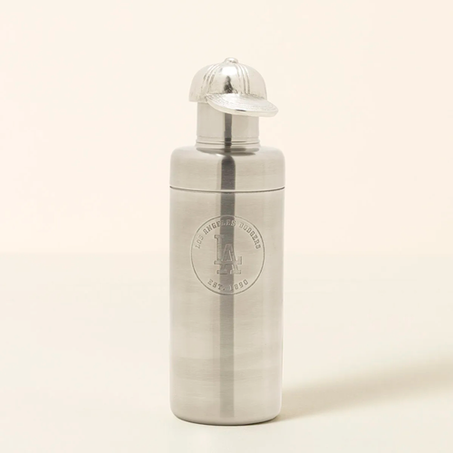 Uncommon Goods Batter Up Mlb Cocktail Shaker & Bar Tool Set In Silver