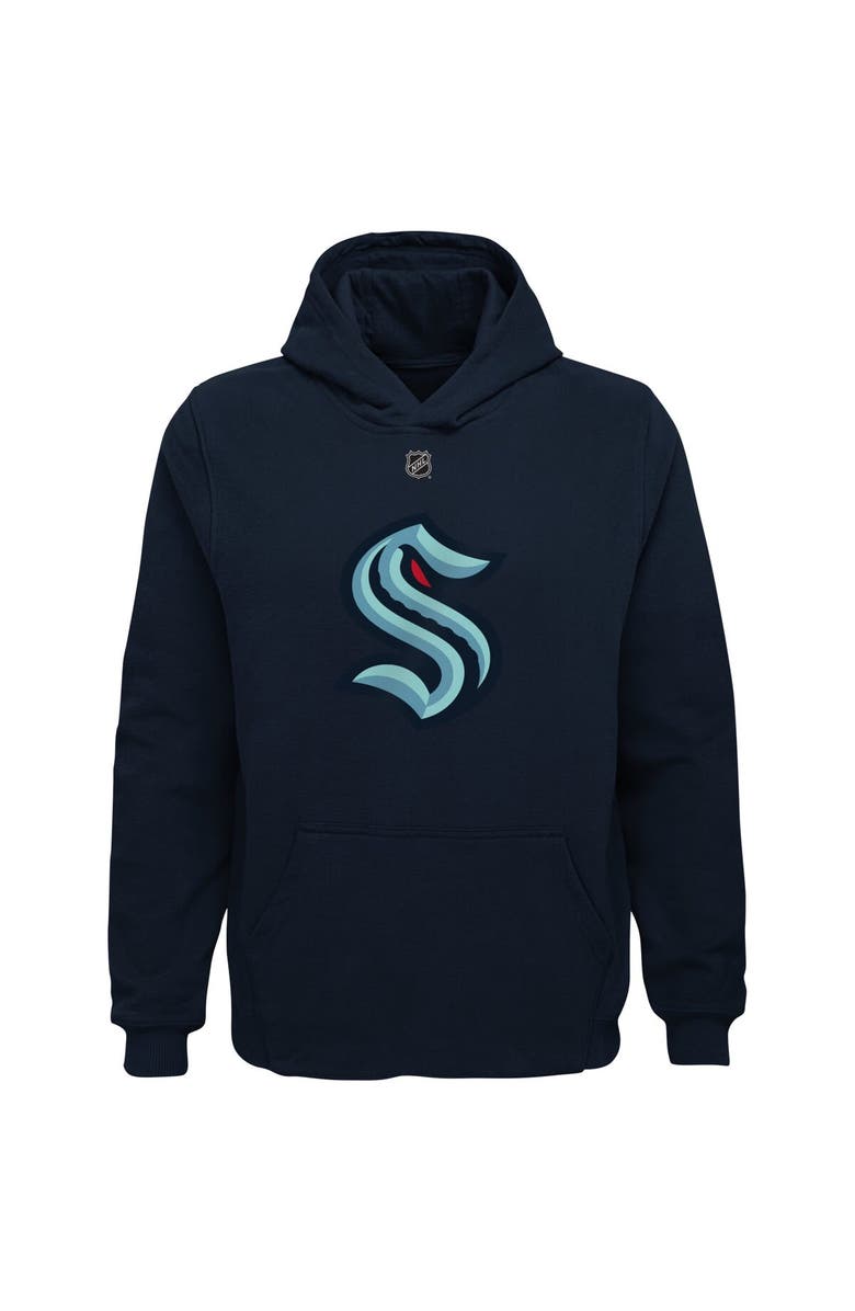 Outerstuff Youth Philipp Grubauer Navy Seattle Kraken Player Name & Number Hoodie, Alternate, color, 