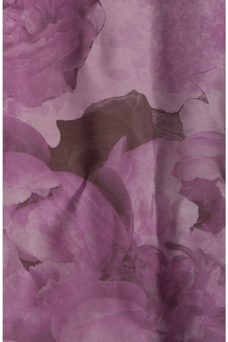 Secret Garden Satin Scarf, Alternate, color, BERRY