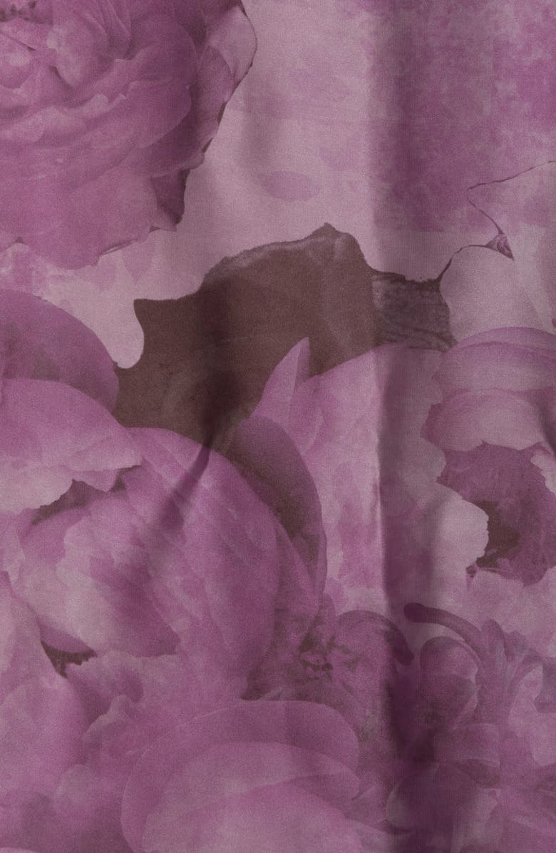 Steve Madden Secret Garden Satin Scarf, Alternate, color, Berry