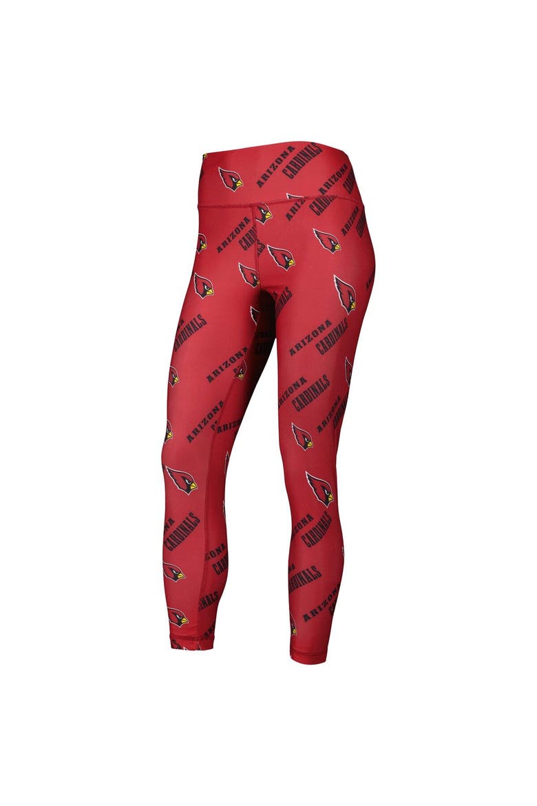 Women's Concepts Sport Cardinal Arizona Cardinals Breakthrough Allover Print Lounge Leggings, Alternate, color, Cardinal