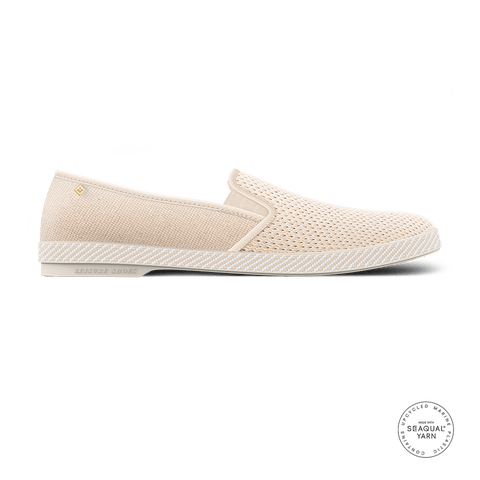 Classic Canvas & Mesh Slip-On Loafer