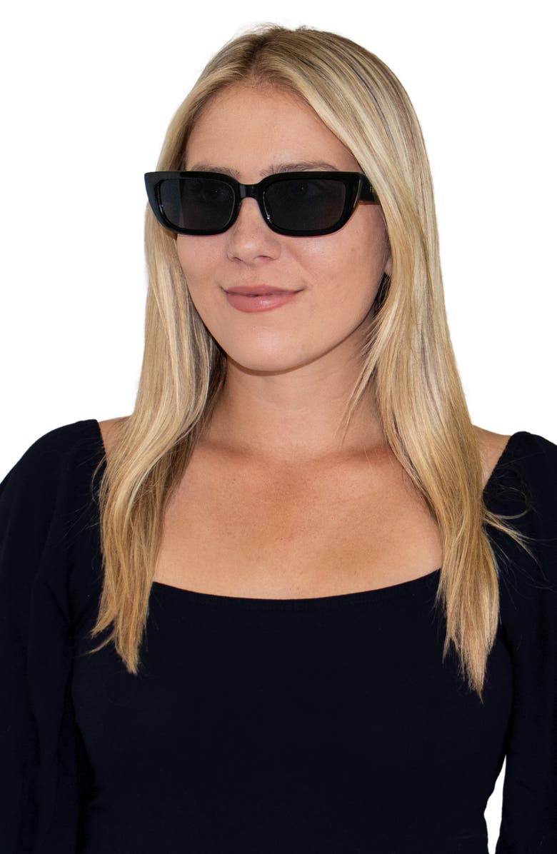 Fifth & Ninth Drew 53mm Polarized Cat Eye Sunglasses, Alternate, color, 