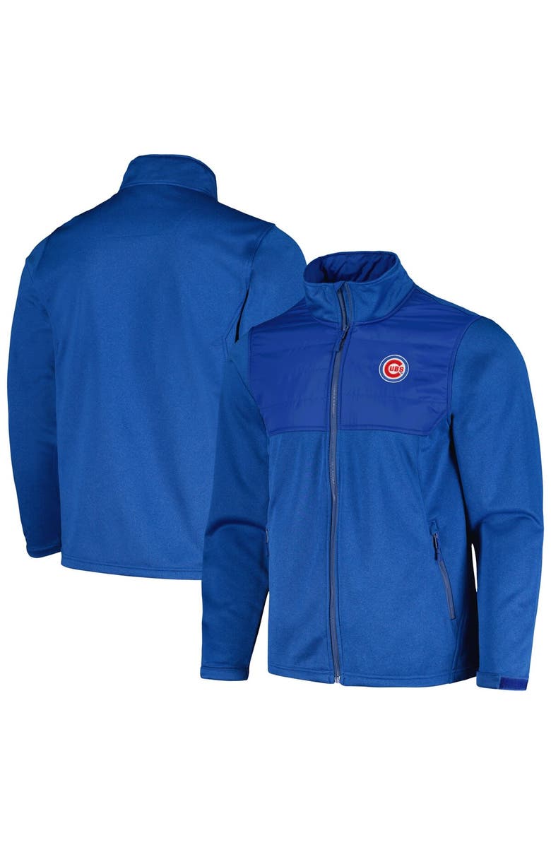 DUNBROOKE Men's Dunbrooke Heather Royal Chicago Cubs Explorer Full-Zip Jacket, Main, color, Heather Royal