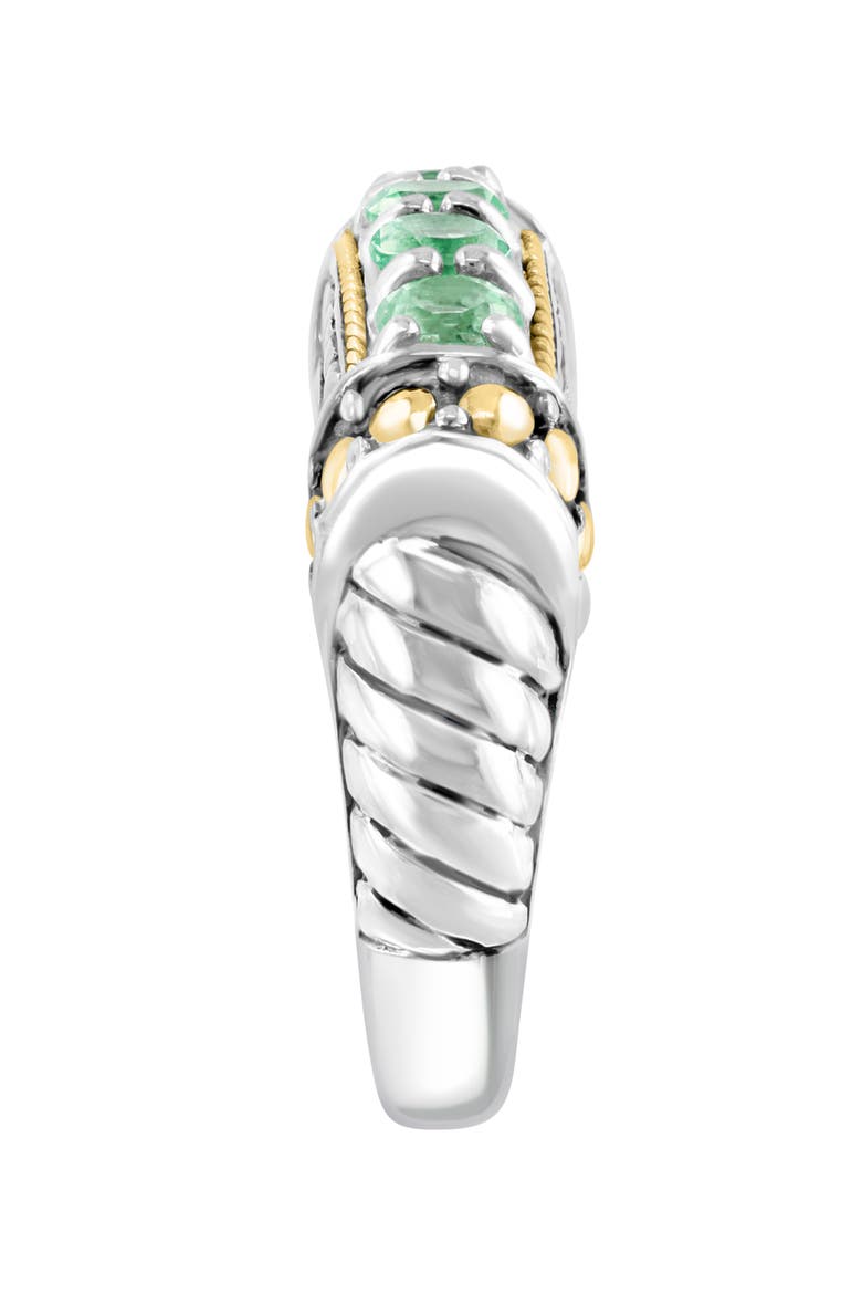 Two Tone Amethyst Ring, Alternate, color, GREEN