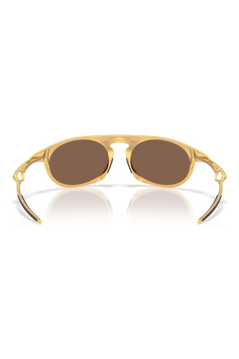 Neo Jacket 58mm Polarized Oval Sunglasses, Alternate, color, SATIN GOLD / PRIZM