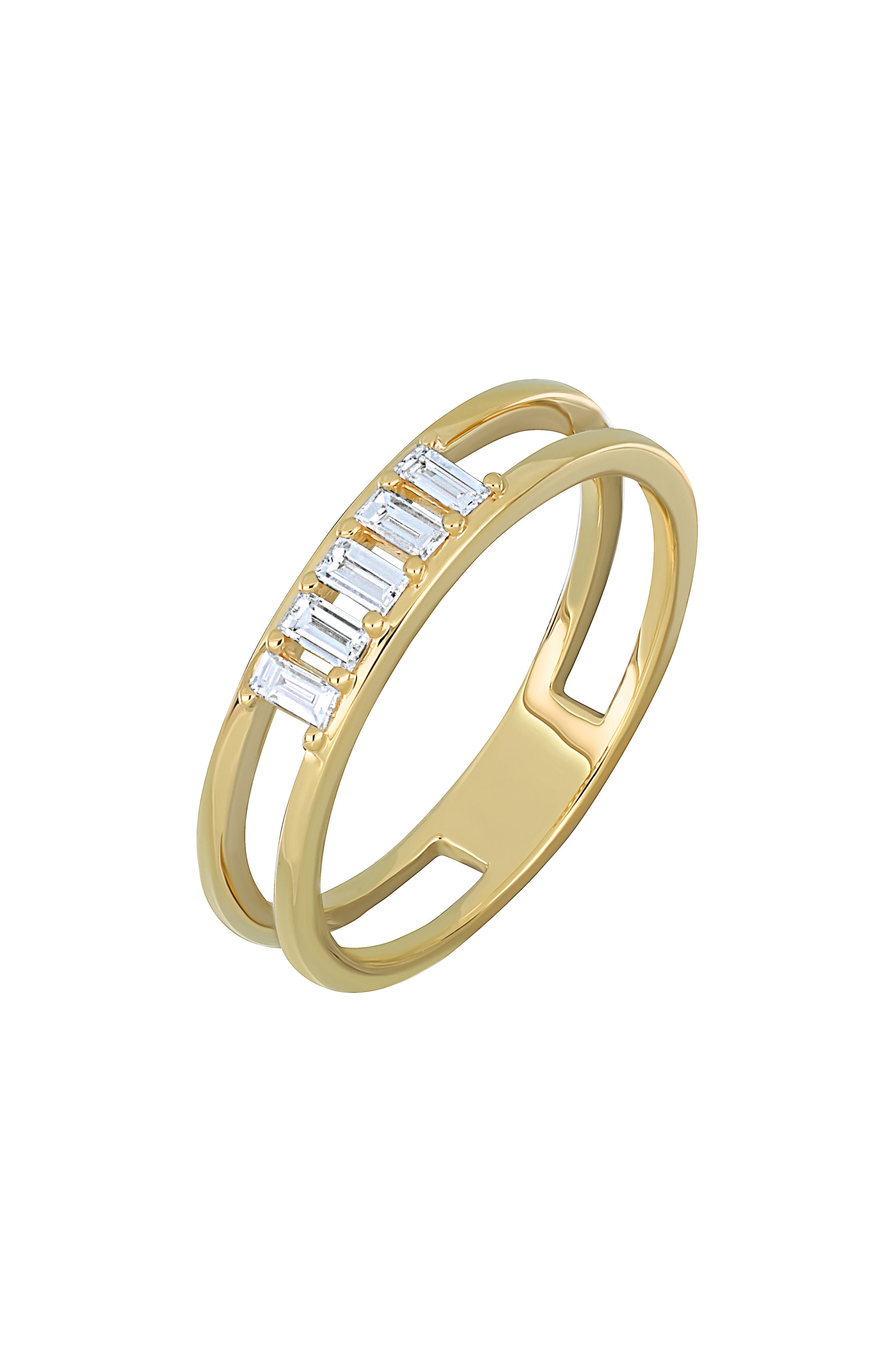 Bony Levy Gatsby Diamond Split Band Stacking Ring