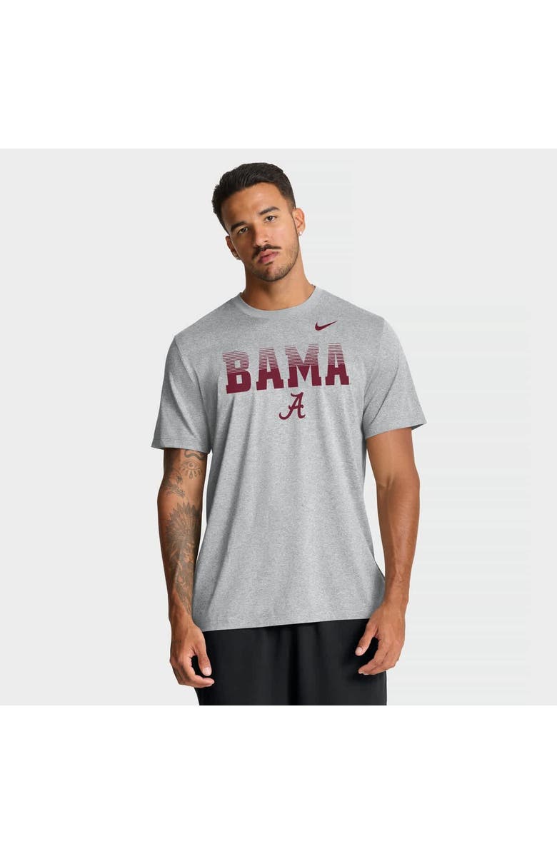 Nike Men's Nike Gray Alabama Crimson Tide Primetime Legend Kinetic Mantra Dri-FIT T-Shirt, Main, color, Gray
