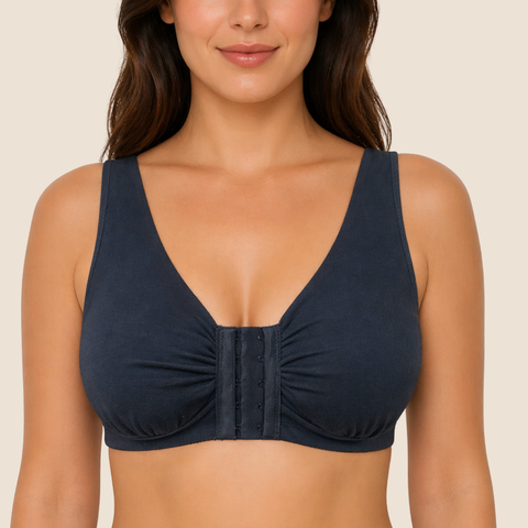 Ease Cotton Front Closure Bra for Mastectomy